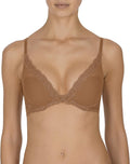 Natori Feathers Lace Plunge T-Shirt Bra - Smooth, Supportive Fit mesh