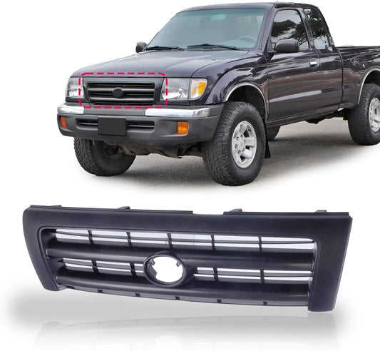 Front Grille Grill for Toyota Tacoma 1998-2000 - Black Finish