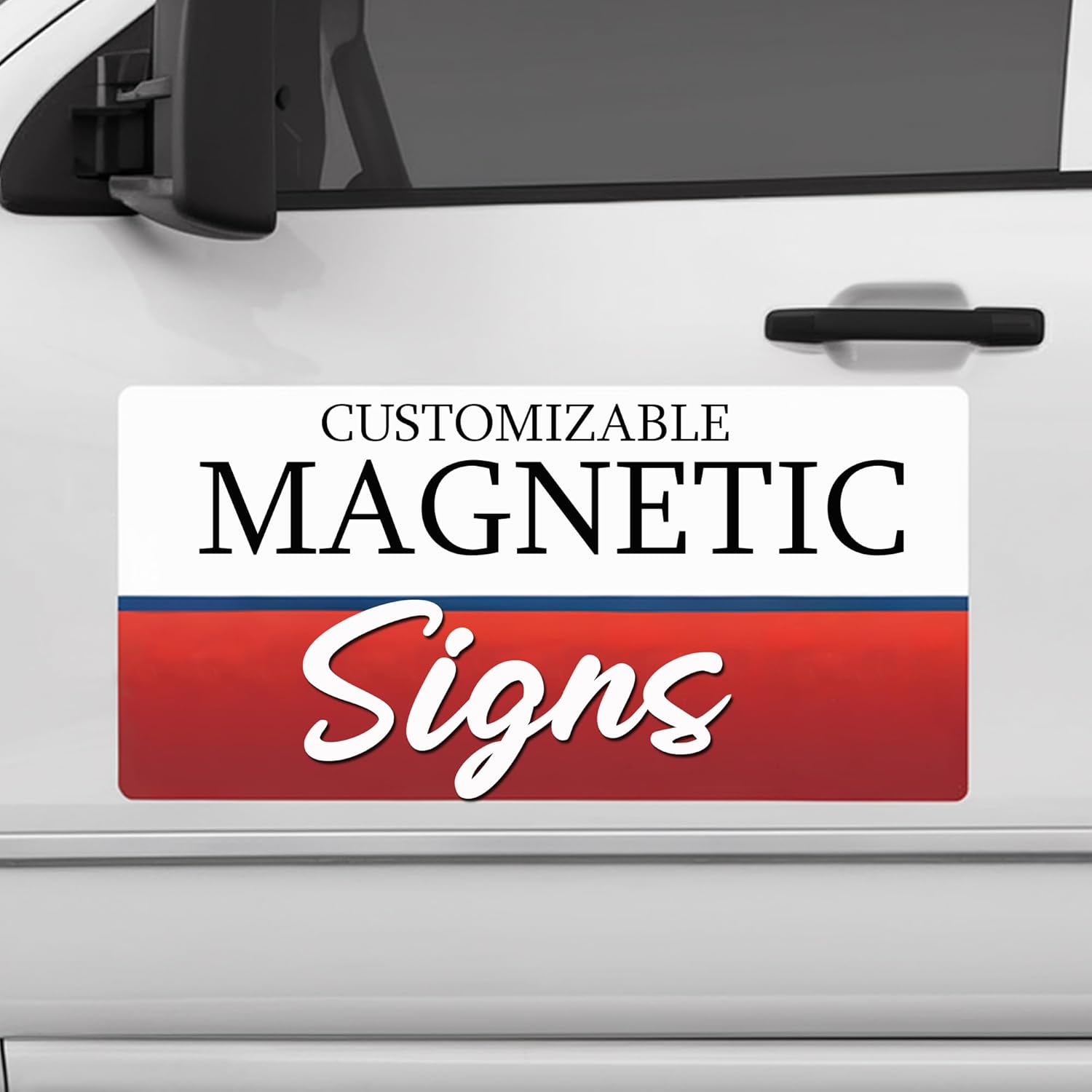 Custom Car Magnets for Business - 2 Pack Personalized Signs
