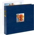 12x12 Scrapbook Photo Album 3 Ring Binder - Large Navy Blue