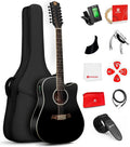 Vangoa 12 String Guitar Acoustic Electric - Rich Dreadnought Tone