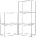 Acrylic Box Display Case Clear Plastic Stackable Storage - Showcase