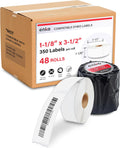 enKo Compatible for Dymo 30252 Labels (1-1/8 in x 3-1/2 in) - Value