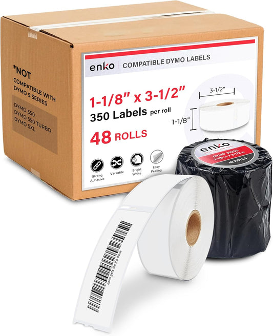 enKo Compatible Dymo 30252 Labels for Shipping and Addressing