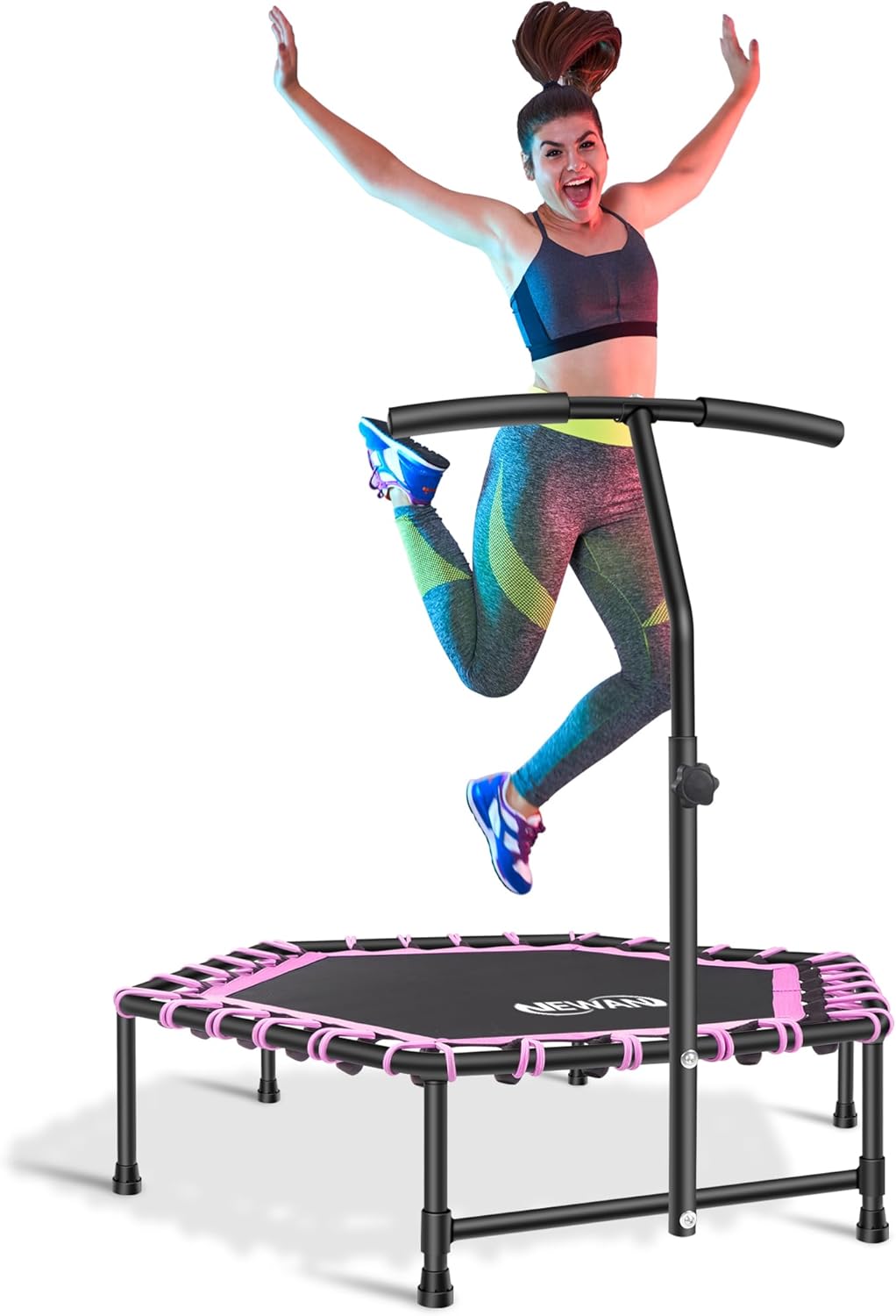 Newan 45ft' Fitness Trampoline for Cardio Training and Fun