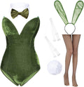 Anime Womens Bunny Girl Costume One Piece Bodysuit - Cute Cosplay Set