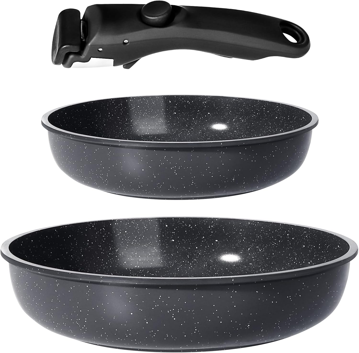GiPP Ceramic Non Stick Frying Pans Set for Healthy Cooking