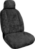 Merino Sheepskin Car Seat Cover Gray - Single Seat, Universal Fit