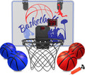 Basketball Hoop Indoor for Kids 4-12 Years Old - Over The Door Mini