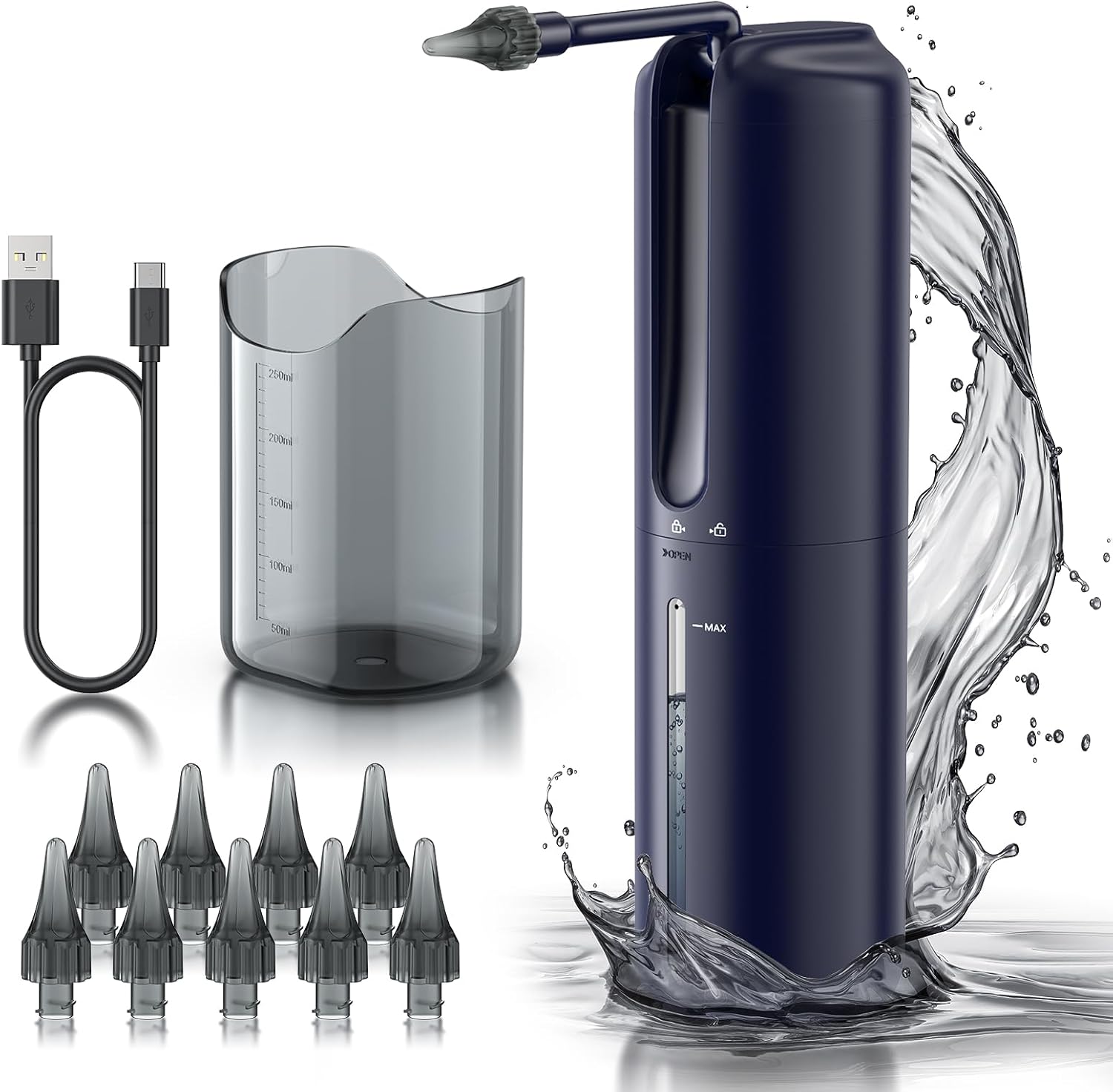 Electric Ear Wax Removal System with 4 Pressure Modes for Home Use