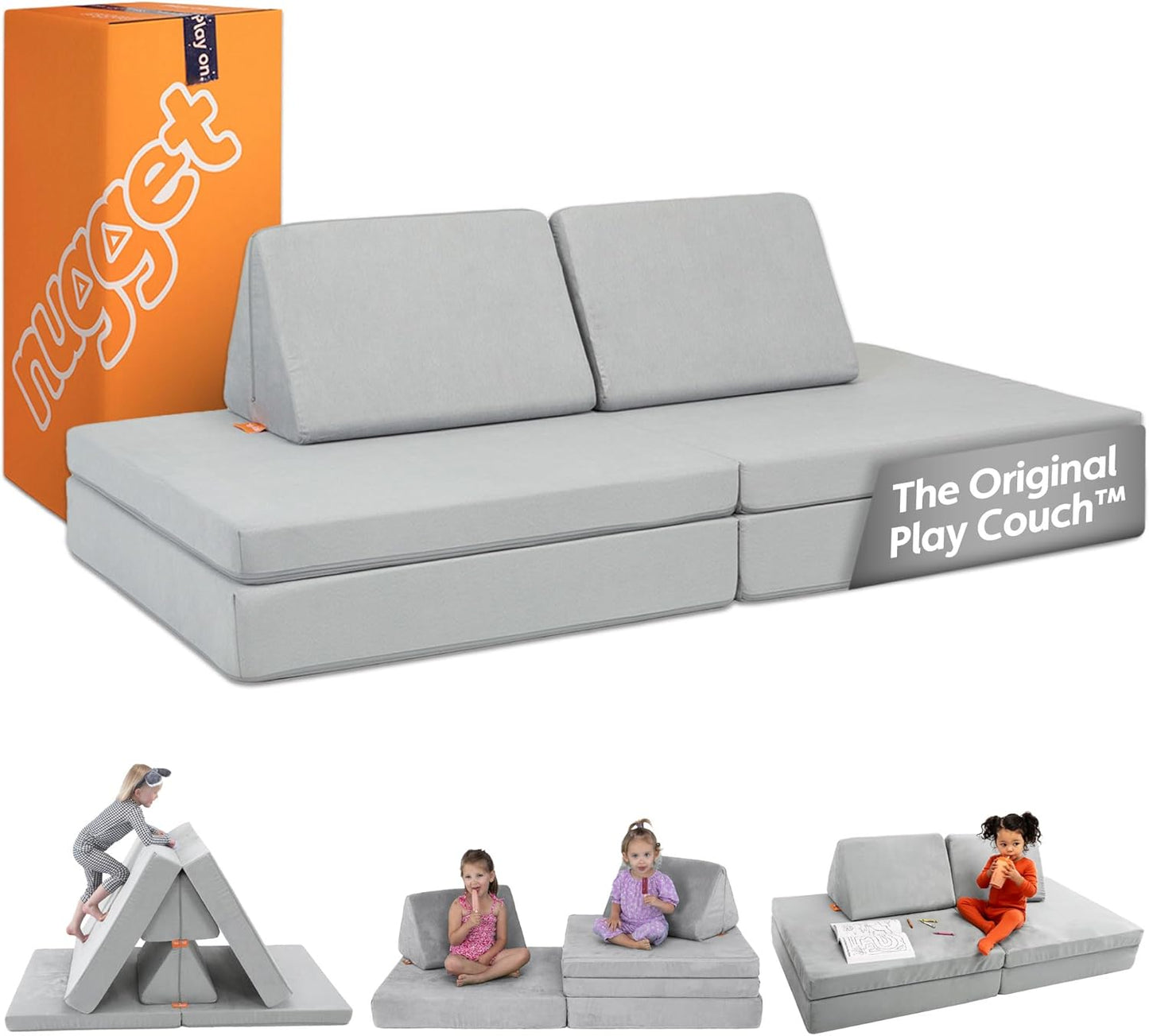 Nugget Play Couch for Kids - Modular Foam Sofa for Imagination