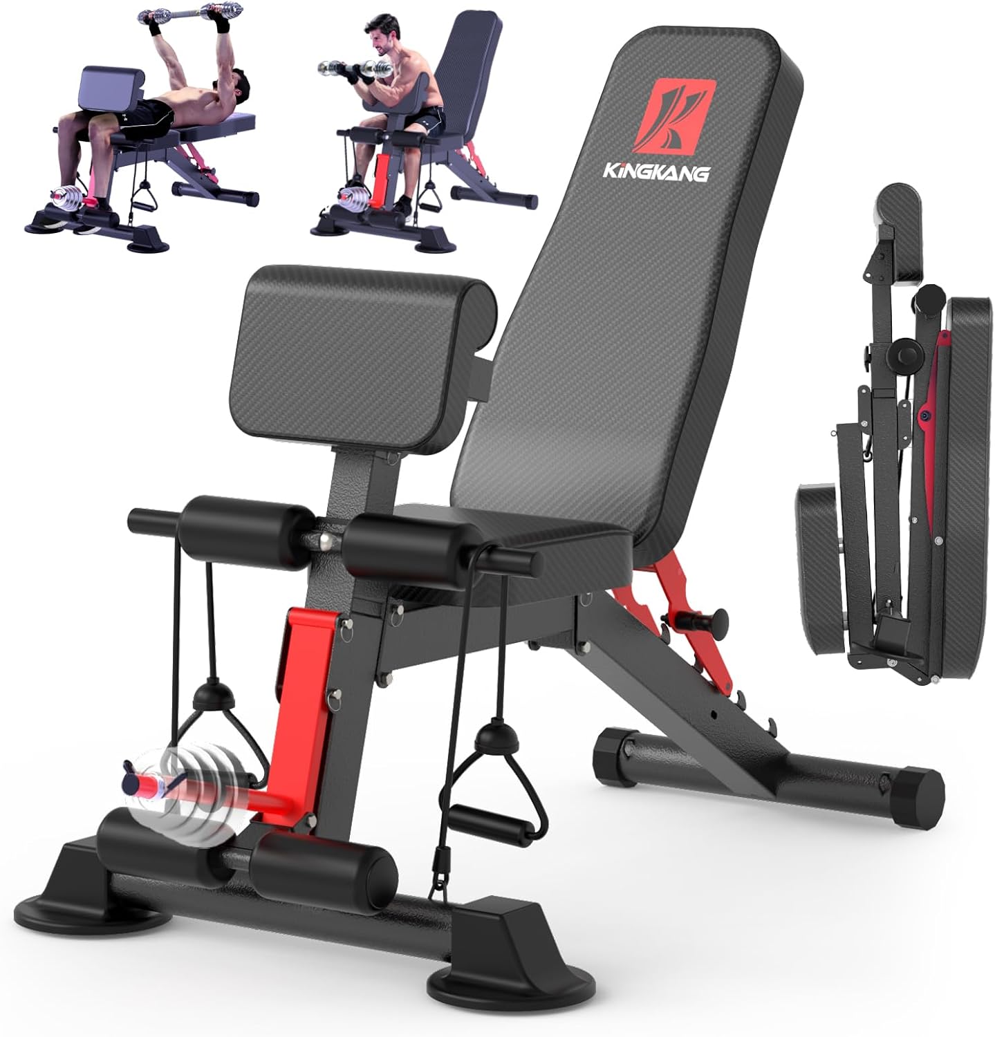 Adjustable Weight Bench for Full Body Workout at Home Gym