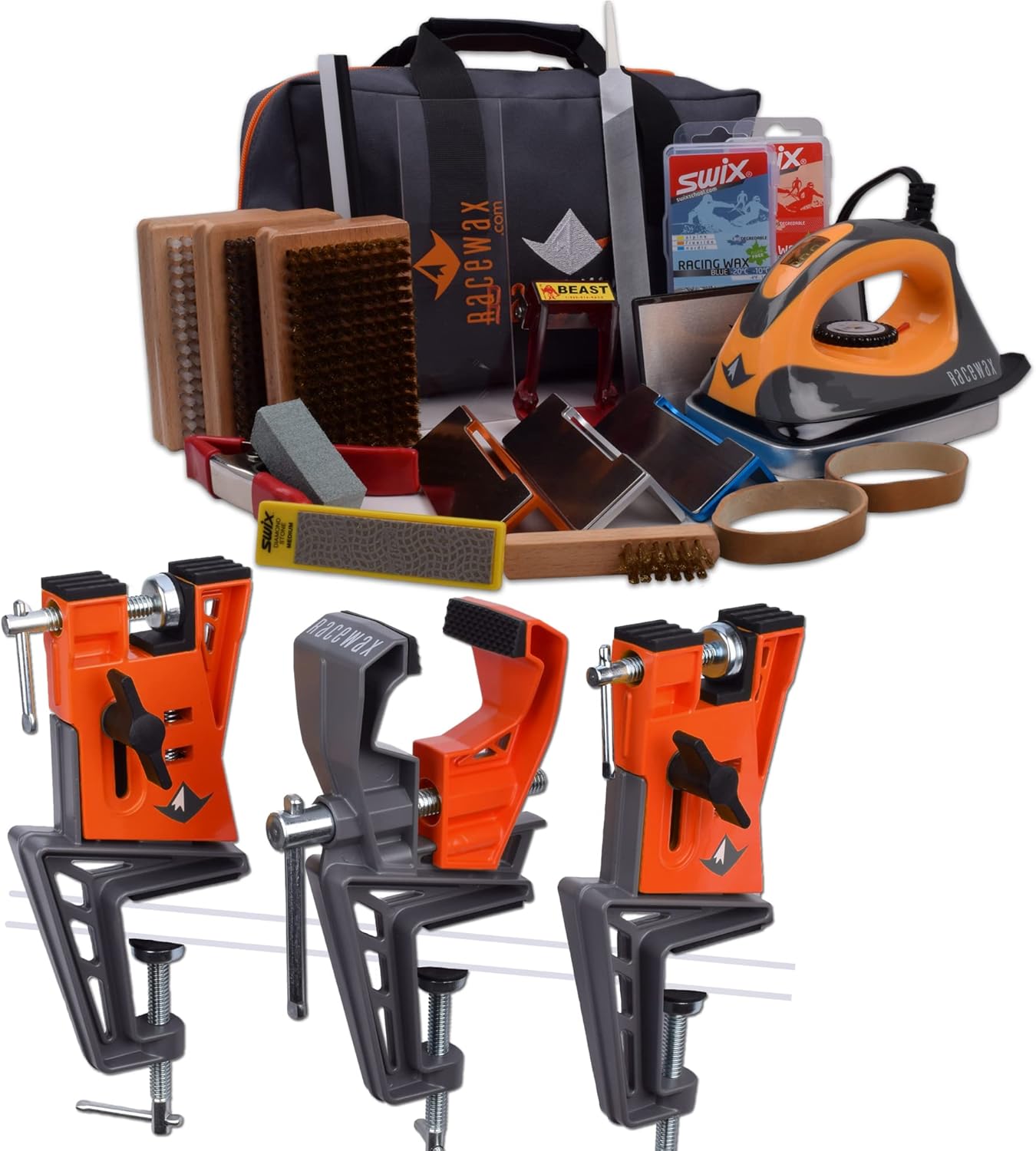 Pro Ski Wax Kit with World Cup Vise