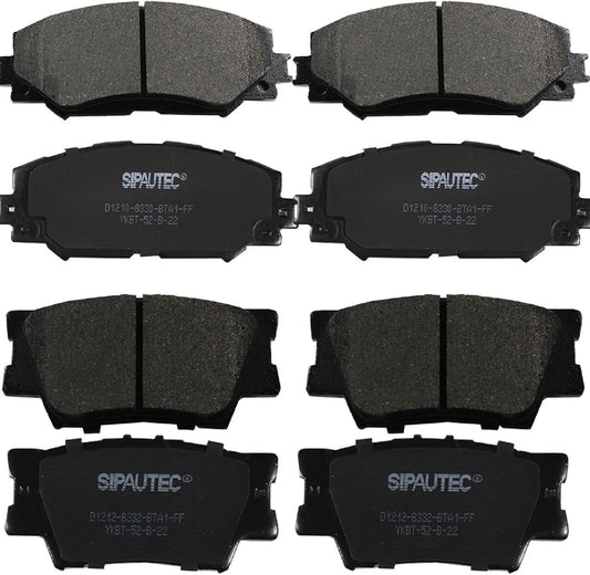 High-Performance Carbon Fiber Ceramic Brake Pads for Toyota Rav4