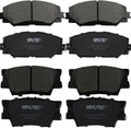 SIPAUTEC D1210 D1212 Ceramic Brake Pads 4-Wheel Set - Quiet, Low Dust