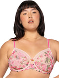 Curvy Couture Sheer Mesh Full-Coverage Unlined Underwire (Style 4P3M)
