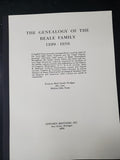 The Genealogy of the Beale Family: A Comprehensive History