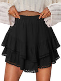 Flowy Shorts Ruffle Skort High Waisted Tennis Skort - Flattering