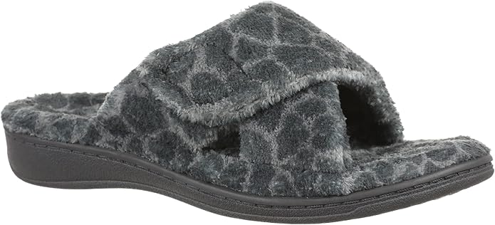 Vionic Women's Indulge Relax Slipper - Cozy Adjustable House Shoes