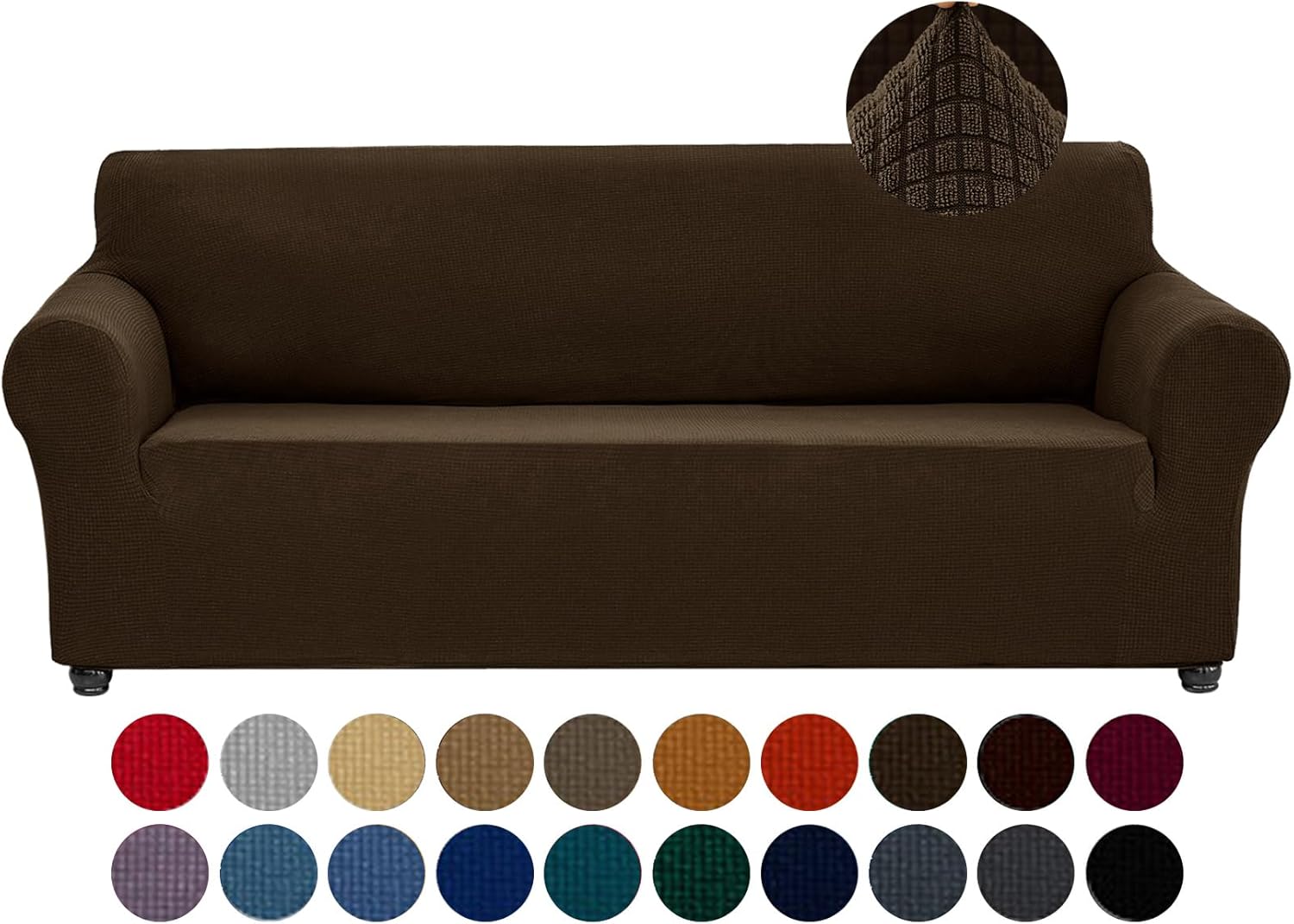 Joccun Stretch Couch Cover Slipcovers for 3 Cushion Sofa