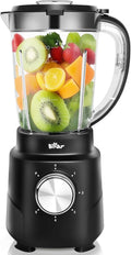 Bear 800W 6-Speed Blender - Family Size Smoothie Crusher