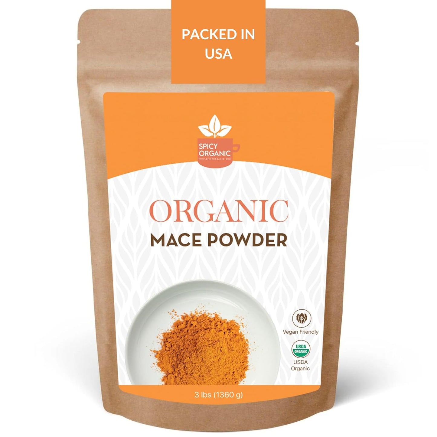 Organic Ground Mace Spice Powder for Cooking and Baking Needs