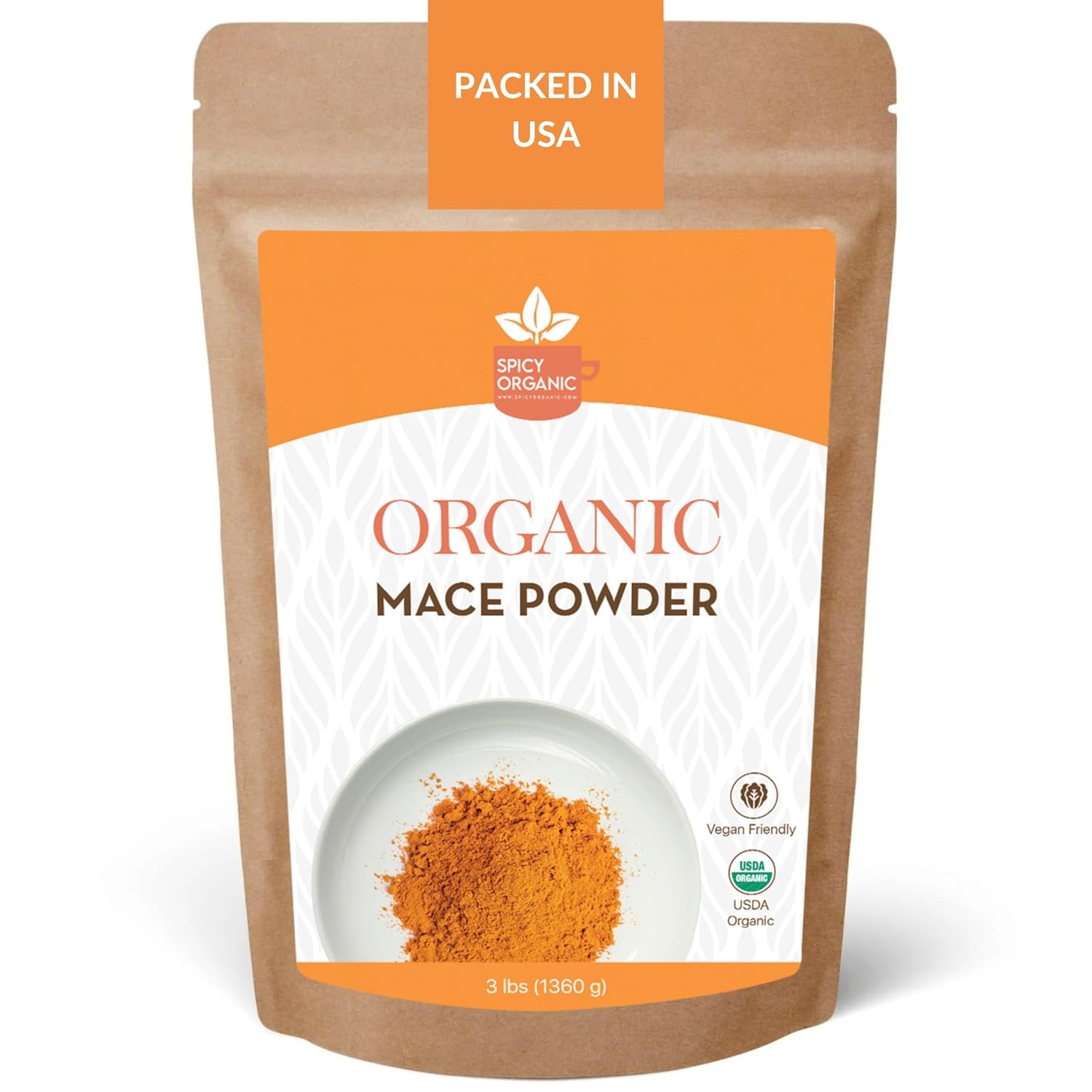 Organic Ground Mace Spice Powder for Cooking and Baking Needs