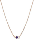 Birthstone Choker Necklace - Delicate Layering Gemstone Choker