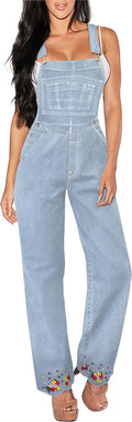 Stylish Women's Stretch Denim Jumpsuit by Hybrid & Company