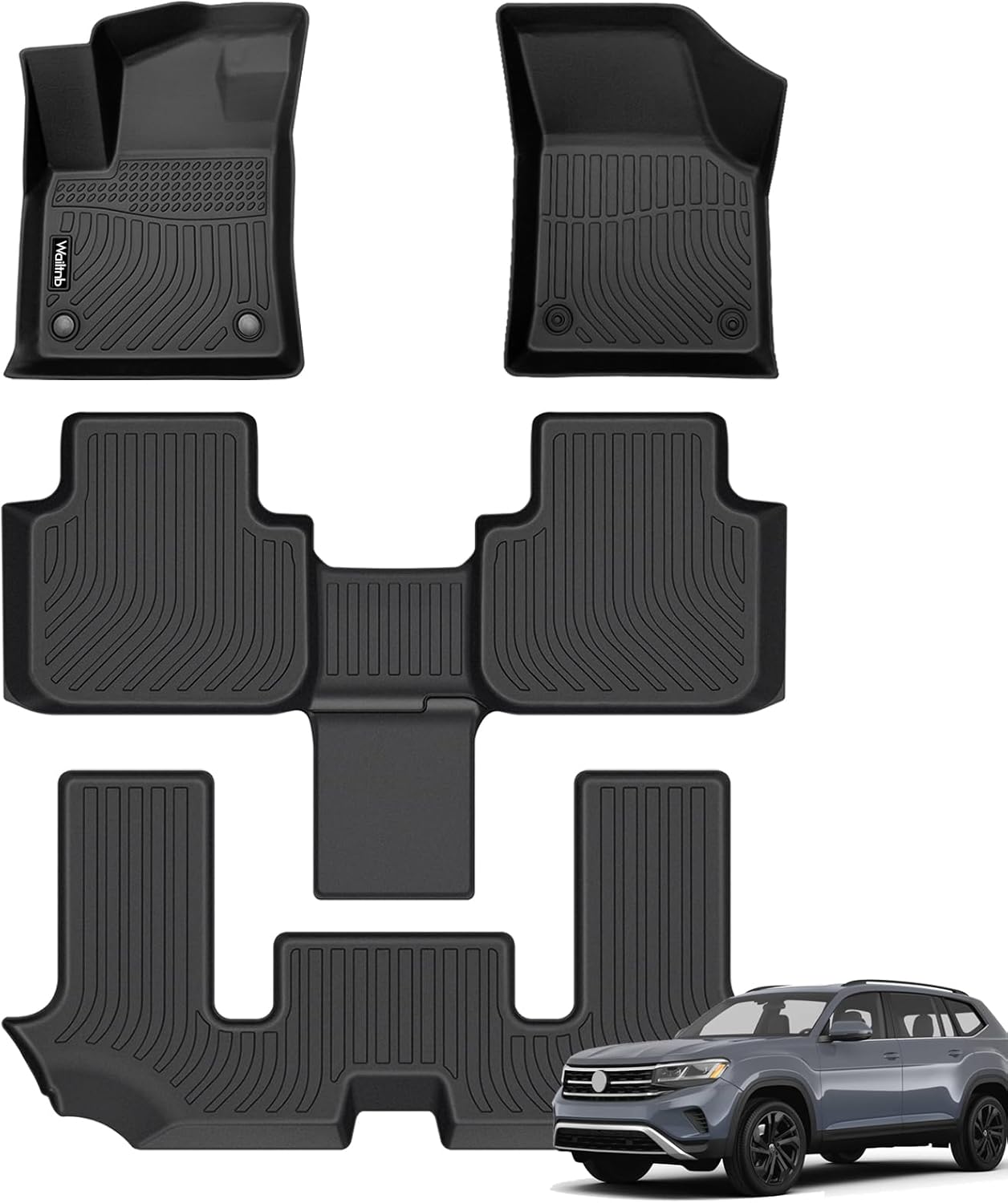 Custom Floor Mats for Volkswagen Atlas 2018-2025 All Weather