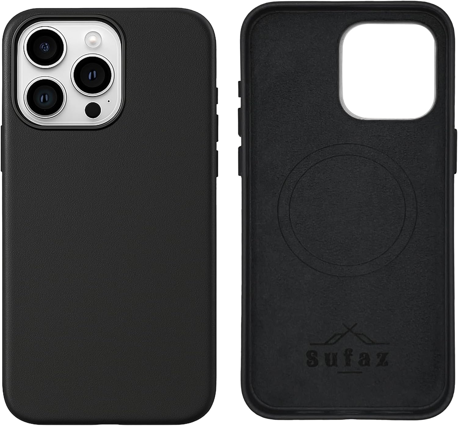 Premium Full-Grain Leather iPhone 15 Pro Max Case for Protection