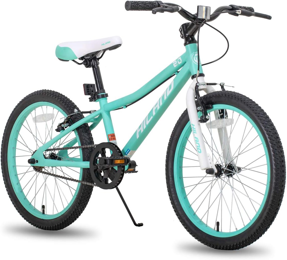 Hiland 20 24 Inch Mountain Bike for Kids Age 5+ Stylish Ride