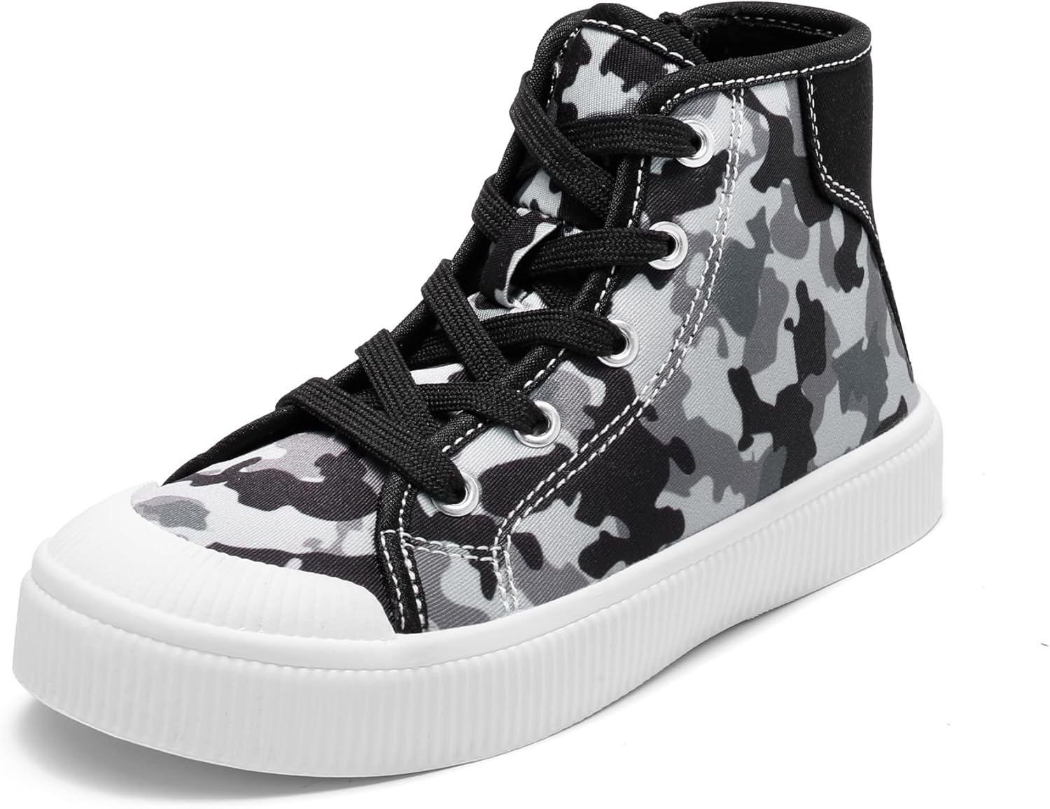 DREAM PAIRS Kids High Top Canvas Sneakers for Little Boys and Girls