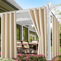 Water Proof Outside Curtains with Grommet Top 52in x 120in - Patio