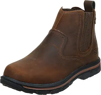 Skechers Men's Relaxed Fit Segment Dorton Boot for Comfort