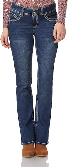 WallFlower Women's Luscious Curvy Bootcut Jeans for Comfort