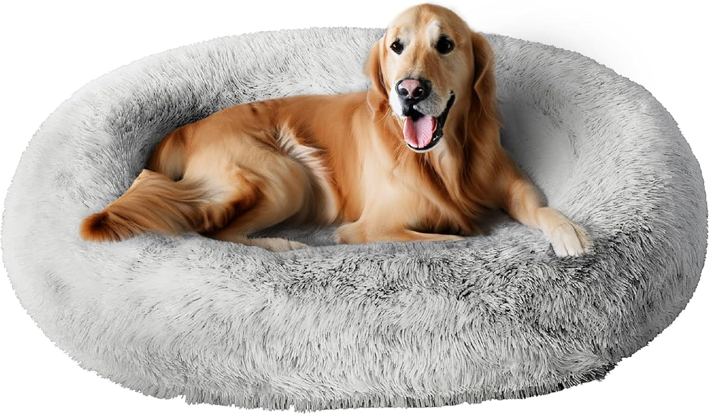 Orthopedic Calming Dog Bed for Extra Large Dogs with Support