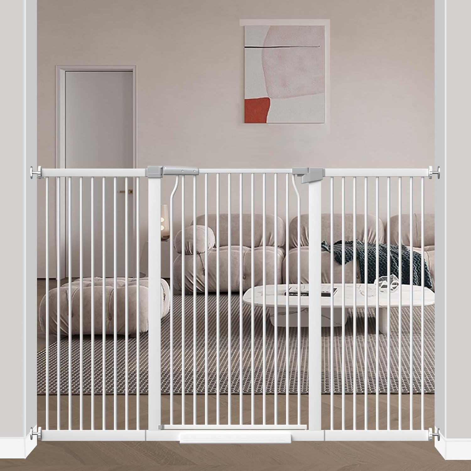 40.5 Inch Extra Tall Baby Gate for Dogs and Kids Safety