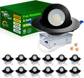 zouzai 5CCT LED Gimbal Recessed Light 6 in 12 Pack - Adjustable Accent