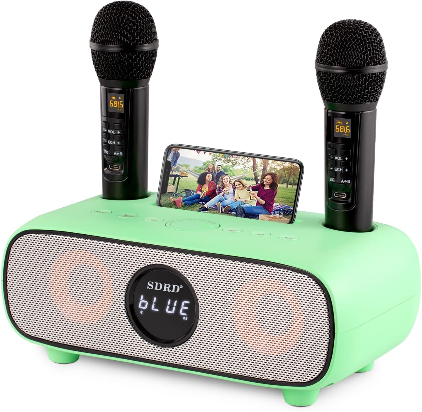 Portable Bluetooth Karaoke Machine for Adults and Kids Fun