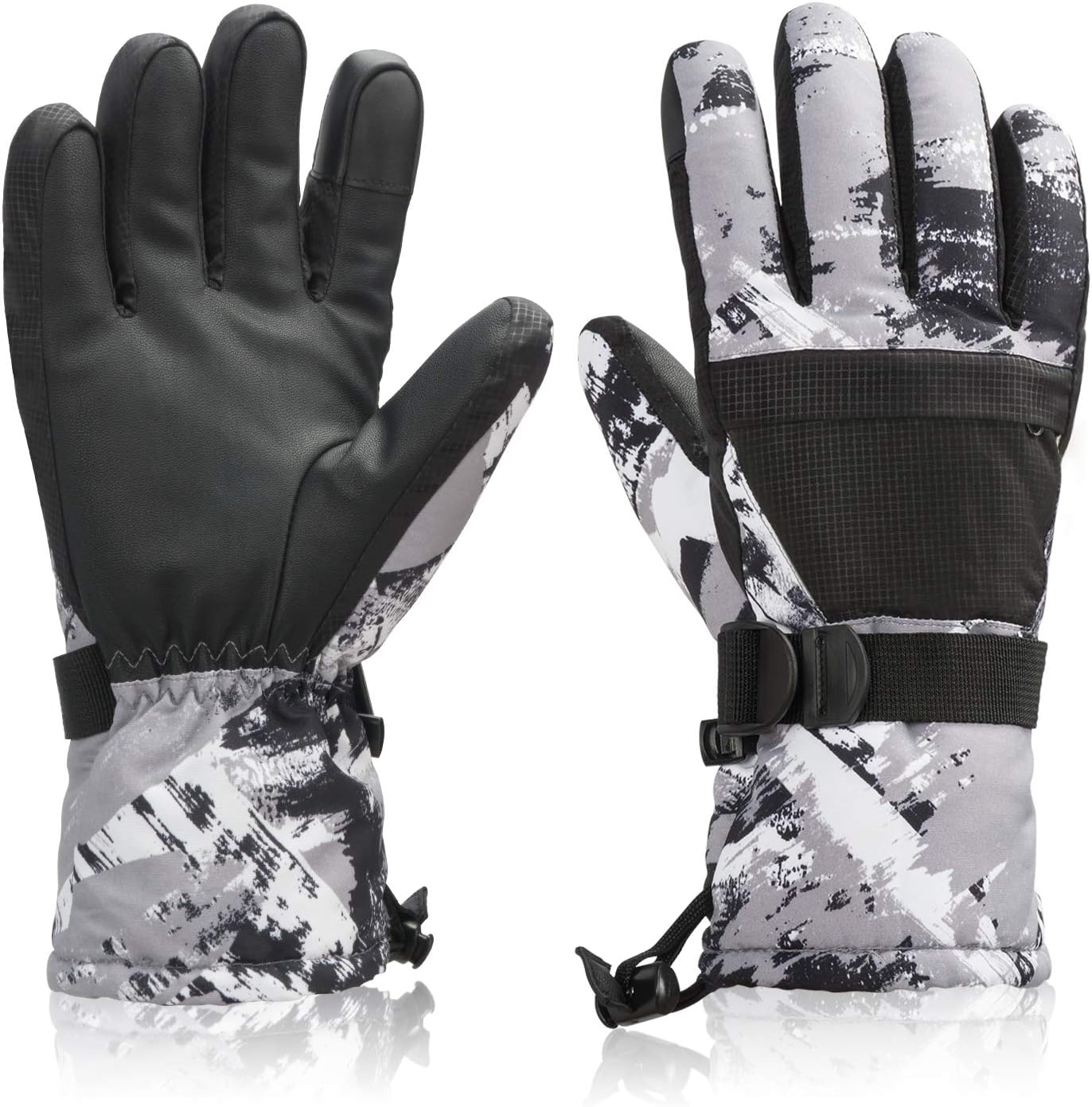 Warm Waterproof Snow Gloves by BOSONER