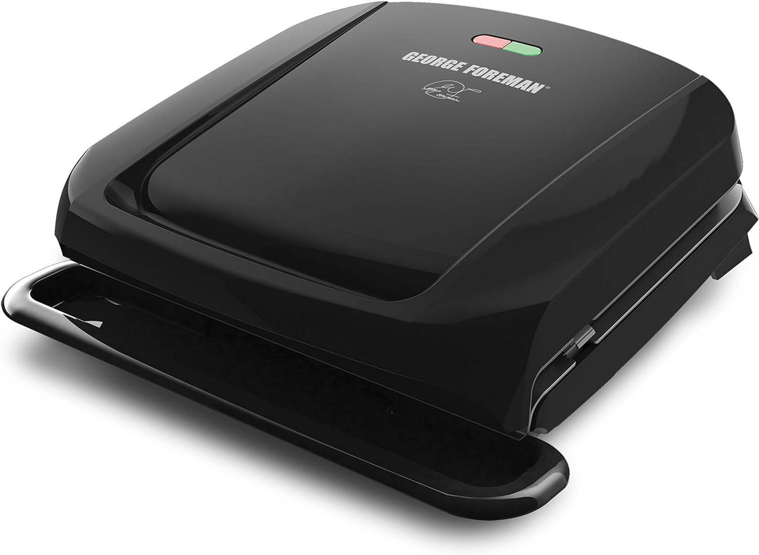 George Foreman 4-Serving Electric Grill with Removable Plates