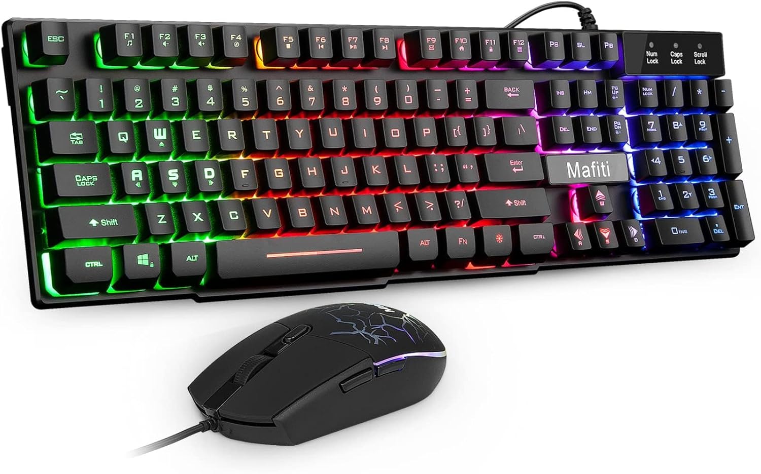 Mafiti RK101 RGB Wired Keyboard: Gaming & Office Powerhouse