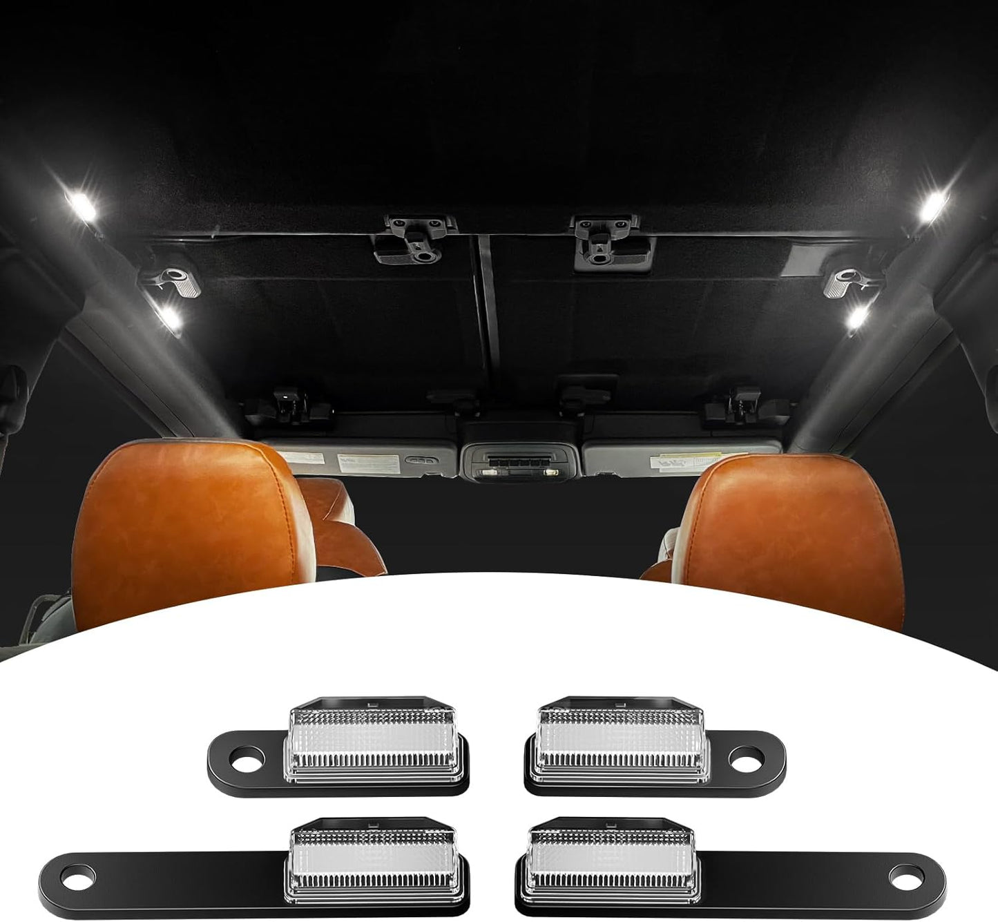 Mabett LED Interior Dome Lights Kit for Ford Bronco 2021-2024
