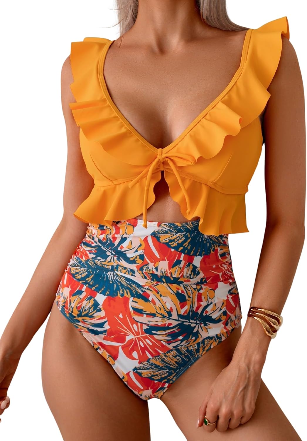 Eomenie One Piece Swimsuit for Women with Tummy Control