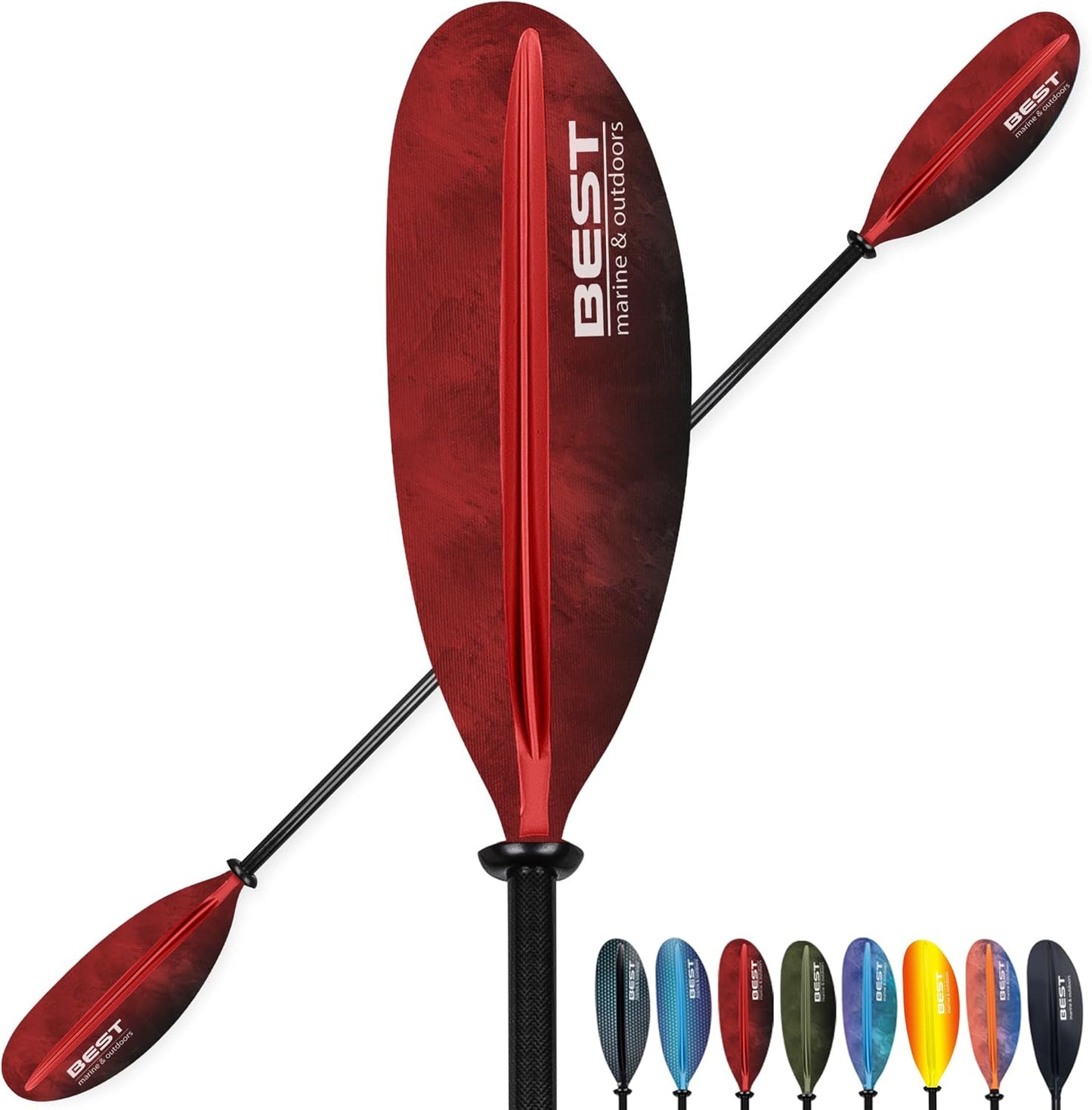 Best Marine Kayak Paddle - Lightweight Carbon Fiber Design