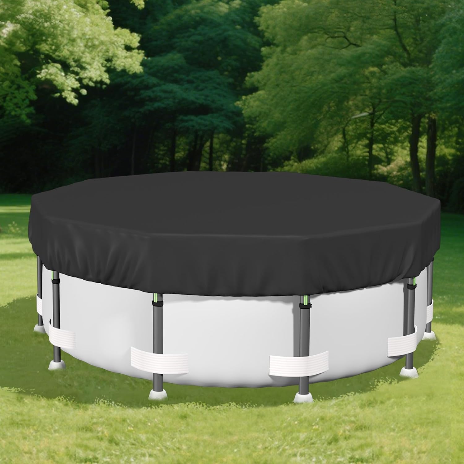 16FT Round Pool Covers for Above Ground Pools - Durable & Waterproof