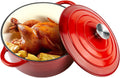Miereirl 4.5 Quart Enameled Dutch Oven Pot - Versatile Family Cooker