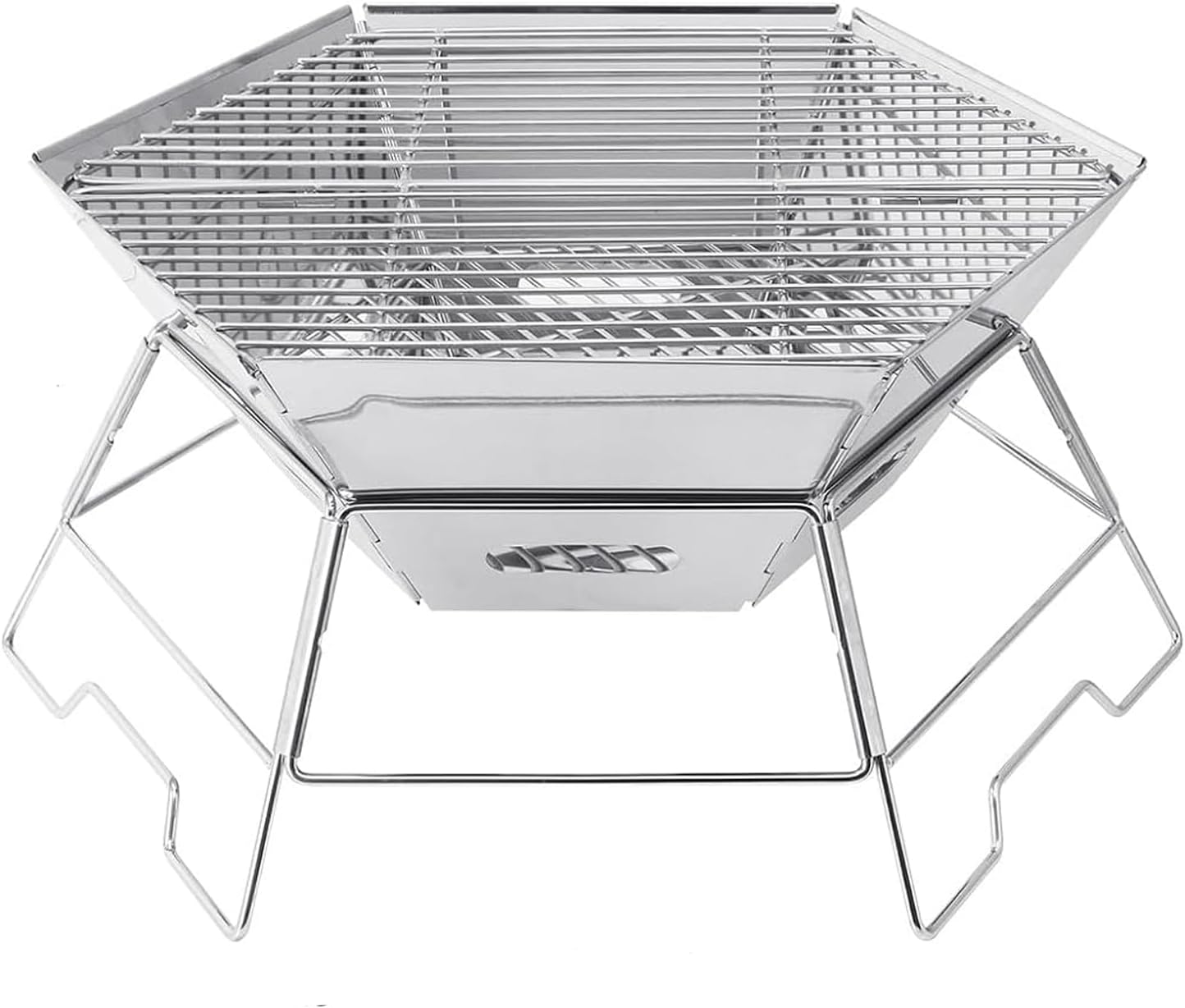 Portable Stainless Steel Camp Stove - Reliable Cooking Companion