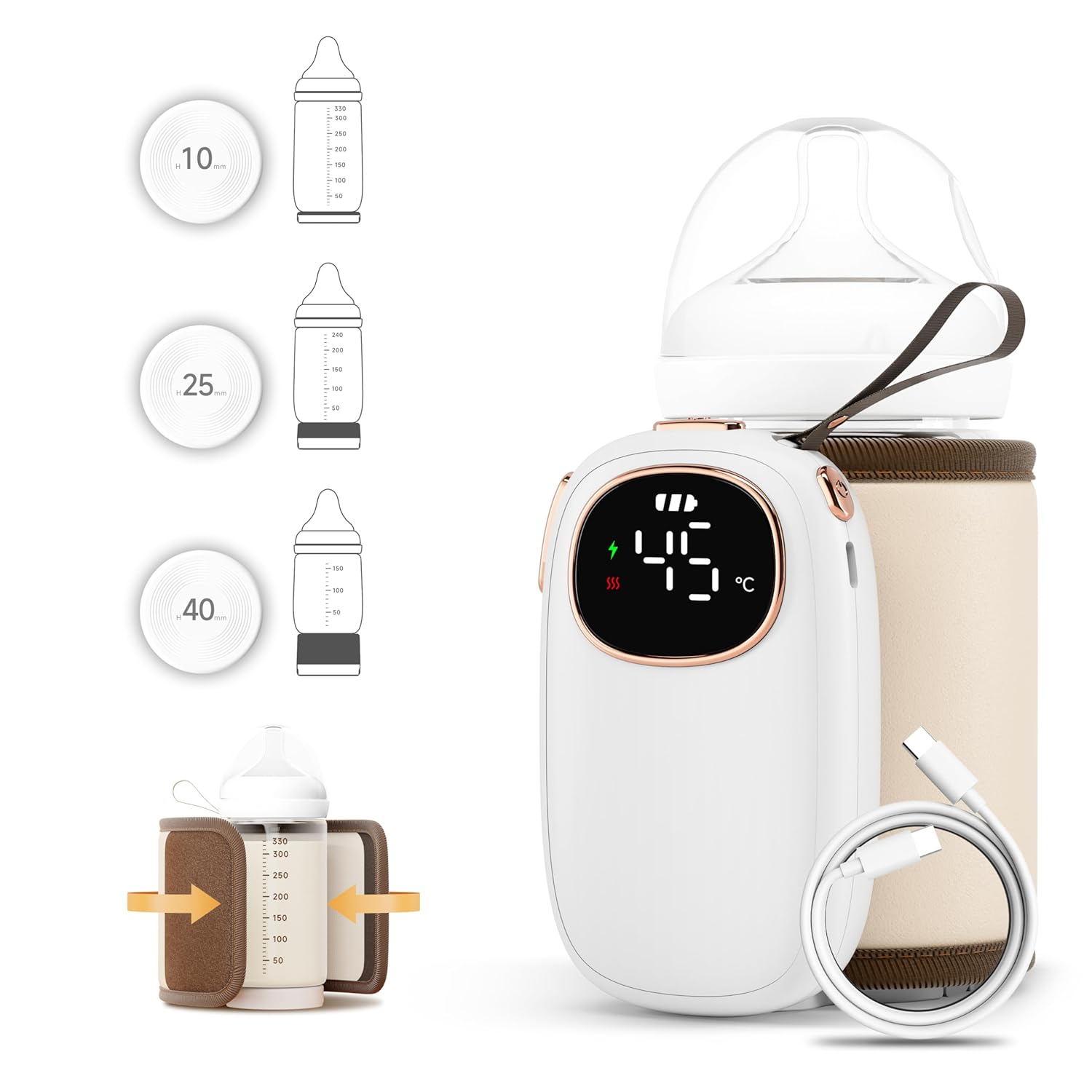 Fast Baby Bottle Warmer for Travel - ENERGYMAMI